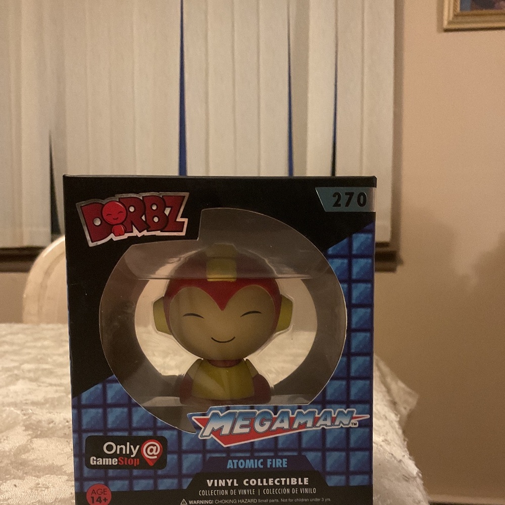 Funko Dorbz  Megaman Atomic Fire #270 Vinyl Collectible.